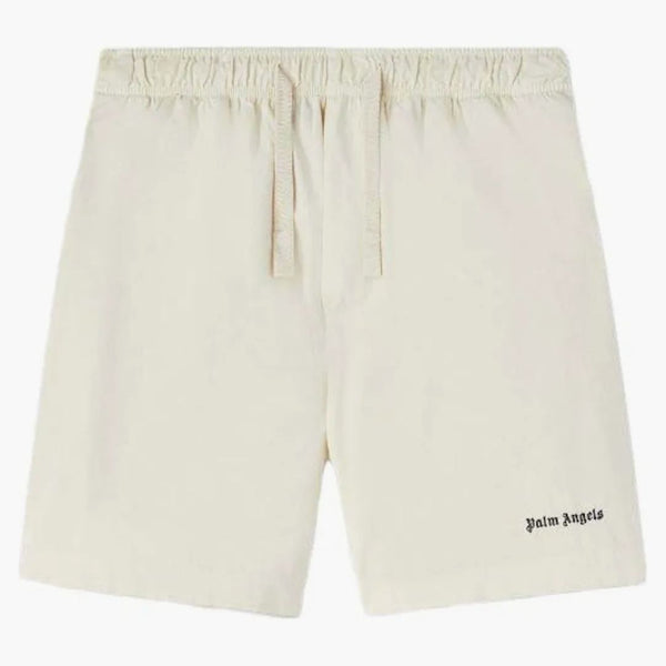 Logo Palm Angel Bermuda Shorts off White/Black