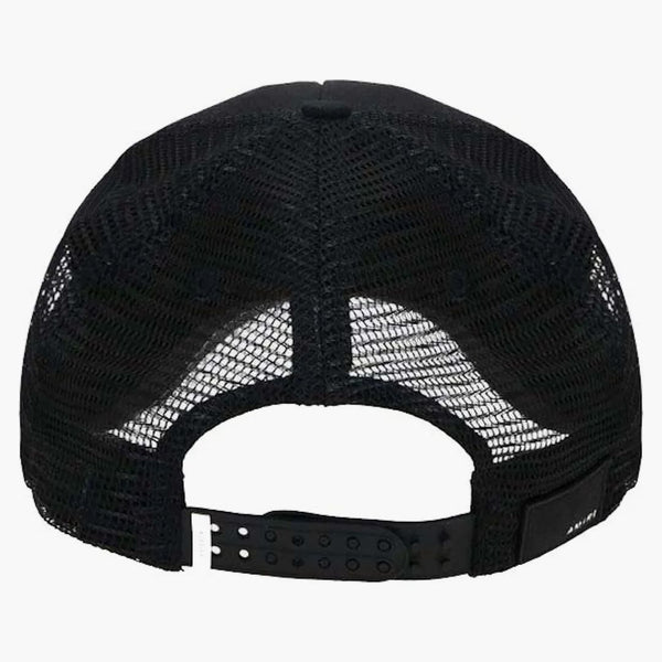 Amiri logo detailované plátno/síťová baseballová čepice černá