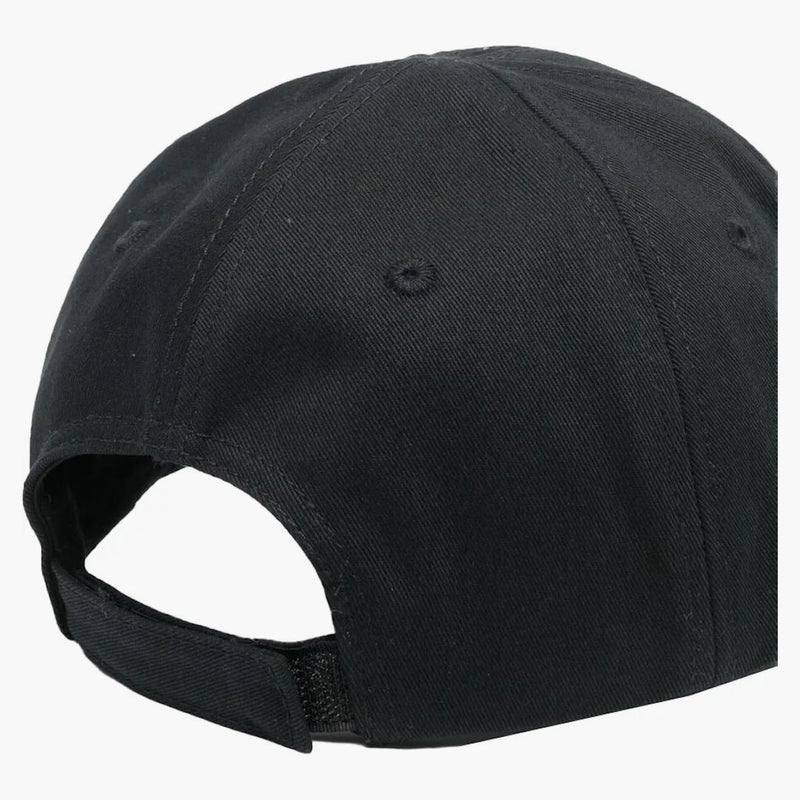 Palm Angels Logo-embroidered Baseball Cap Black