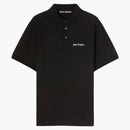 Palm Angel's logo-embroidered cotton polo black