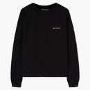 Palm Angel's logo-embroidered cotton sweatshirt Black/White