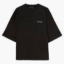 T-shirt di cotone black di palma angelo