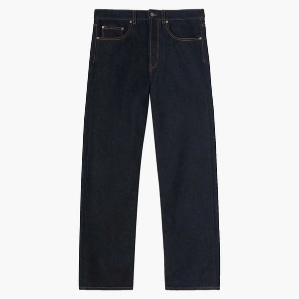 Logo Palm Angel-embroidered džínové džíny indigo modré