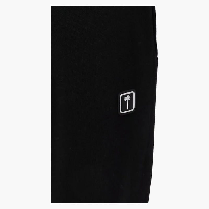 Palm Angel's Logo Patch Thowstring Track Pants Black/White