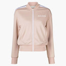 Palm Angel's Logo Print Bomber Jacket Pink