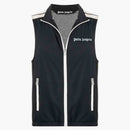 Logo Print Gilet Black/White