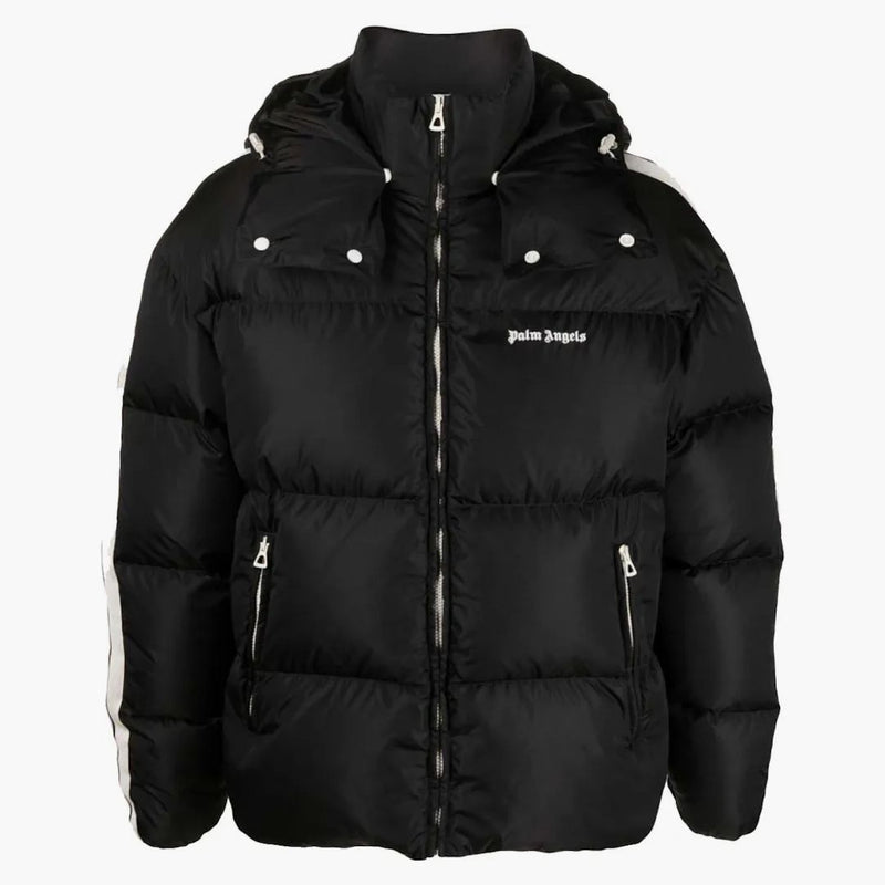 Palm Angels Logo-print Padded Jacket Black