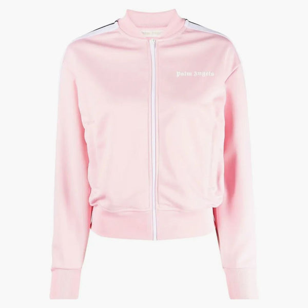 Palm Angel's Logo Stampla Giacca di pista rosa chiaro