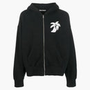 Palm Angel's Logo-Print Zip-up Hoodie Black