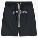 Logo Palm Angel Swim Shorts Black/White