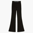 Palm Angel's Logo Tape Flare Talkpants Black/White