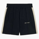 Los pantalones cortos de pista del logotipo de Palm Angel Black/Off White