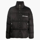 Palm Angel's Logo Trim Short Down Jacket Black/White