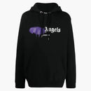 Palm Angels London Spray Paint Logo Hoodie Black