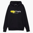 Palm Angels Los Angeles Sprayed Hoodie Black/yellow