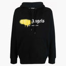 Palm Angels Los Angeles postříkal mikinu černou