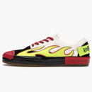 Palm Angels Low Top Multicolored Flame White