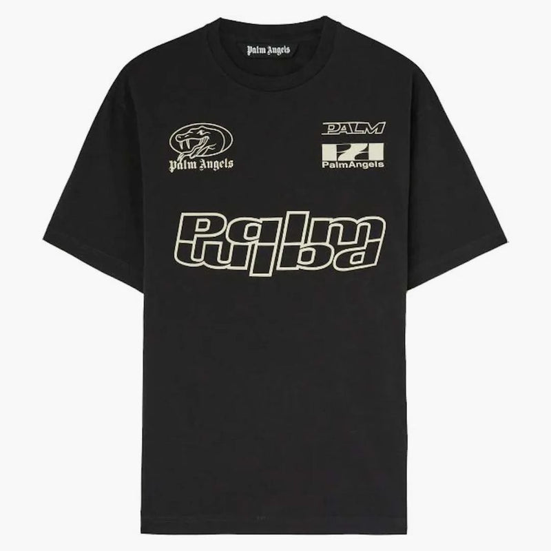 Palm Angels T-shirt di Capodanno Lunare Nero/Off bianco
