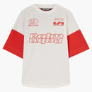 Palm Angels Lunar Novoroční tričko z bílé/červené