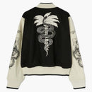 Palm Angels Lunar New Year Varsity Jacket Black/Off White