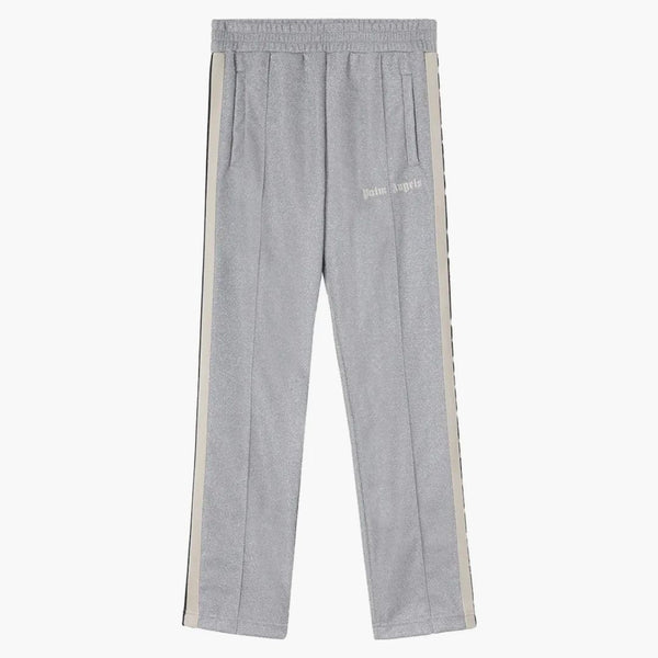 Palm Angels Lurex Track Pants Silver/off-White