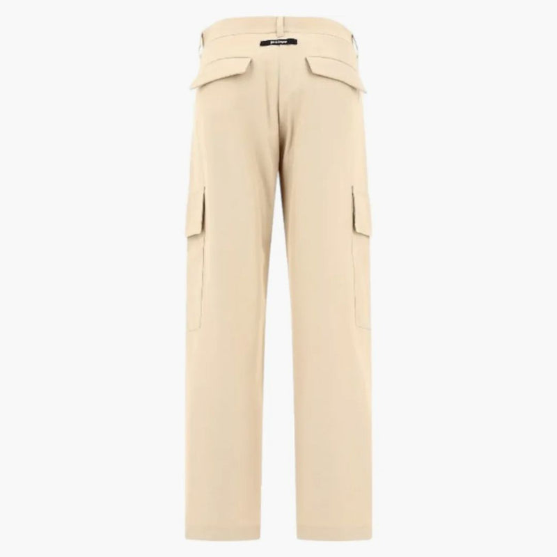 Palm Angels Metal Frame Carrot Pants Beige