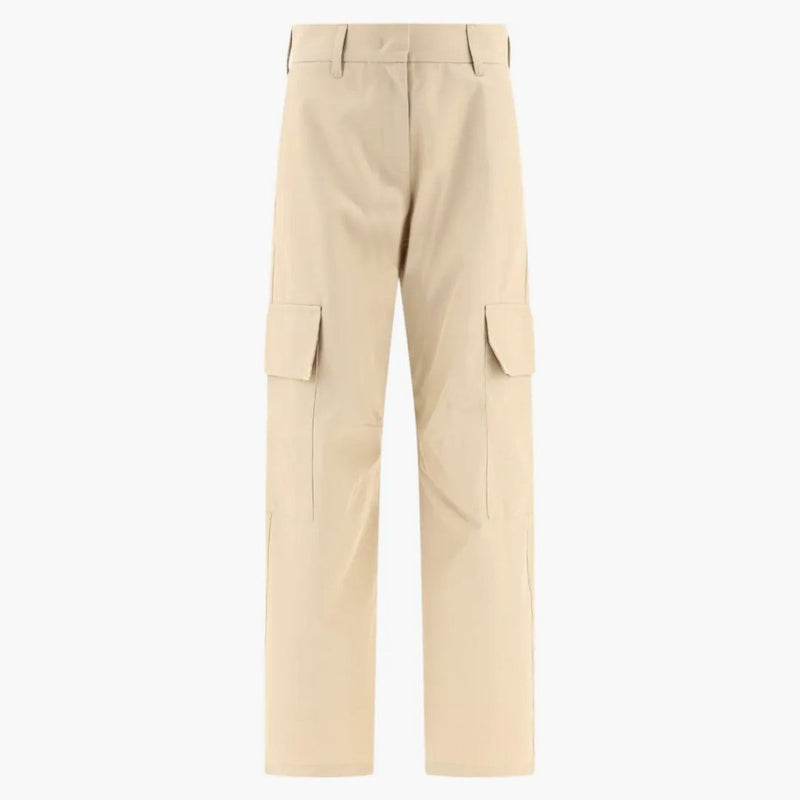Palm Angels Metal Frame Carrot Pants Beige