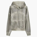 Palm Angels Metallic Hoodie Gray