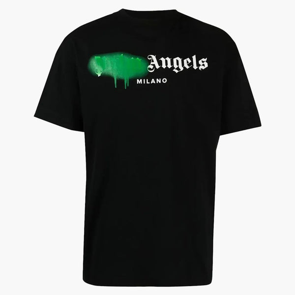 Palm Angels Milano Sprayed Logo T-shirt Black