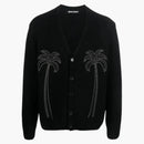 Palm Angels Milano Stud Cardigan nero