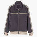 Palm Angels Mini Tape Track Jacket Dark Gray/Off White
