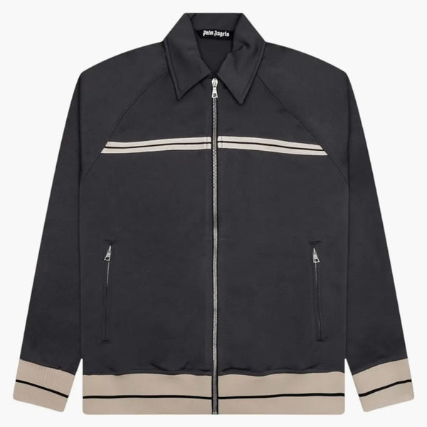 Palm Angels Mini Tape Track Jacket Dark Grey