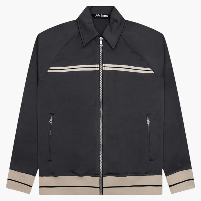 Palm Angels Mini Tape Track Jacket Dark Grey