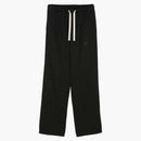 Palm Angels Monogram-Embroidered rovné kalhoty černé