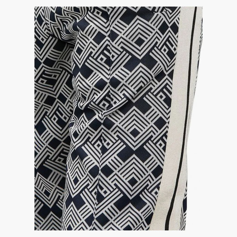 Palm Angels Monogram Track Pants Navy Blue/Off White