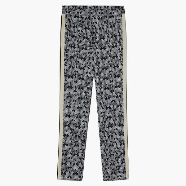 Palm Angels Monogram Track Pants Navy Blue/off White