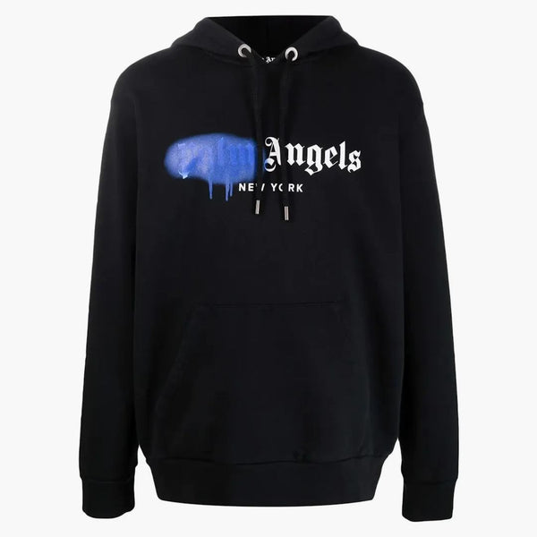 Palm Angels New York Sprayed Logo Sweatshirt Black