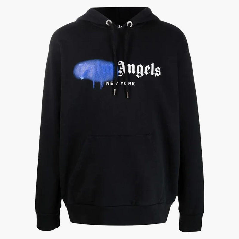 Palm Angels New York Sprayed Logo Sweatshirt Black