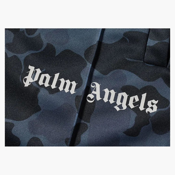 Palm Angels Night Camp Track Shorts Black/grey/white
