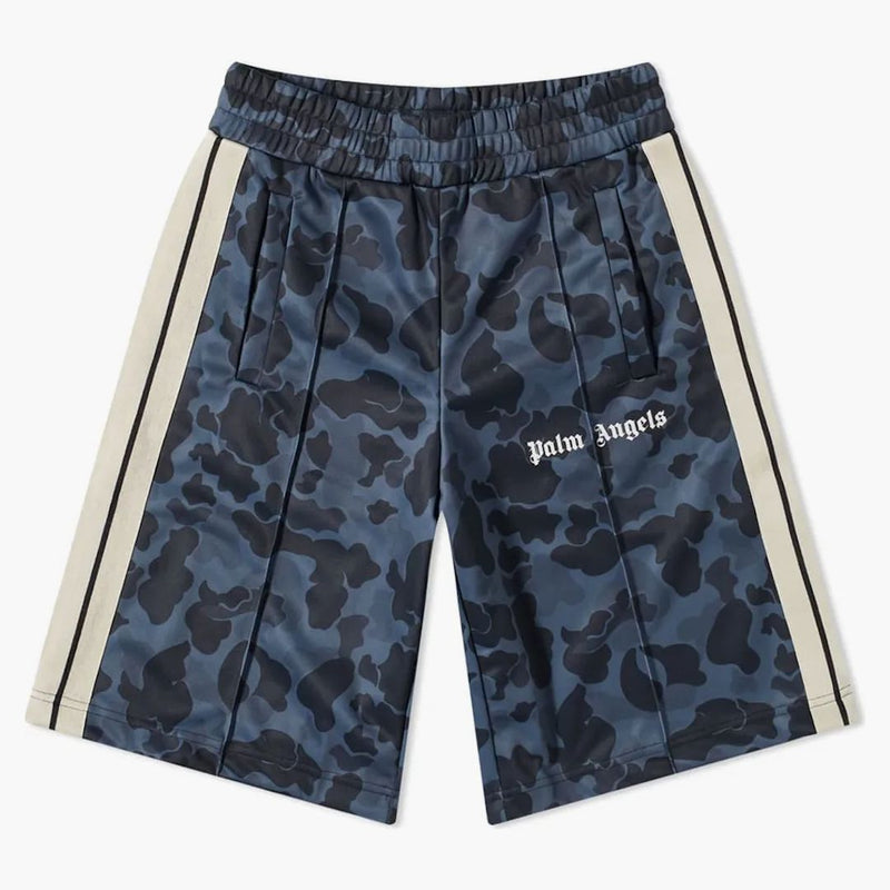 Palm Angels Night Camp Track Shorts Black/grey/white