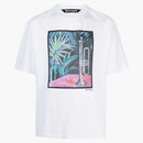 Palm Angels Oil on Canvas Algoder Camise White