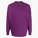 Palm Angels Oversized Blurry Logo Long-sleeve T-shirt Purple/black