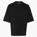 Palm Angels överdimensionerad dubbel logotyp T-shirt svart