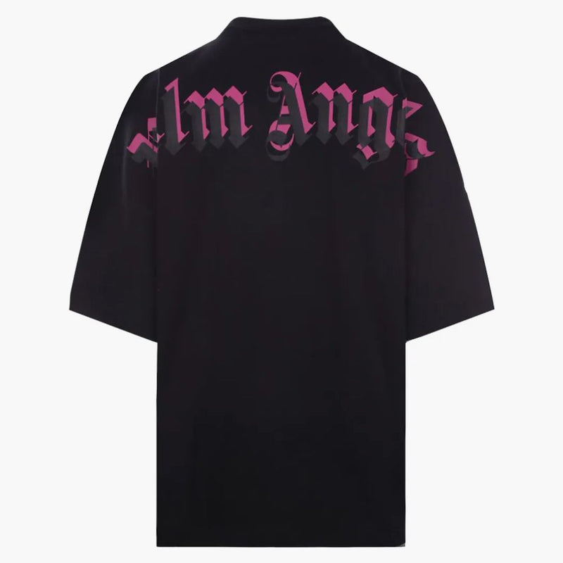 Tričko s dvojitým logem Palm Angels Black
