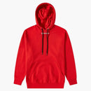 Palm Angels Oversized Logo Popover Sweatshirt Red/White