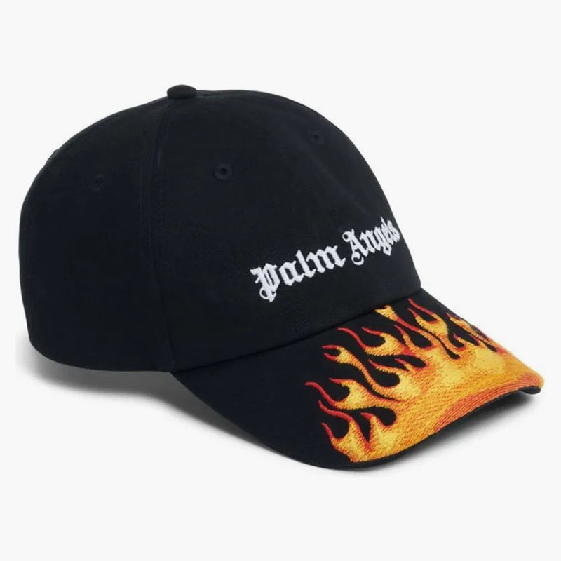 Palm Angels PA Burning Cap Black