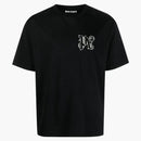 Palm Angels PA Monogram Regelbunden T-shirt Beige