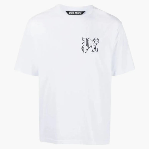 Palm Angels PA Monogram pravidelné tričko modré