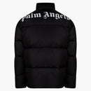 Palm Angels Pxp Patch Pa Logo Print Jacket Black/White