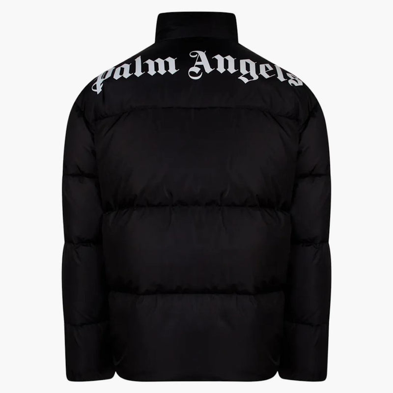 Palm Angels Pxp Patch Pa Logo Print Jacket Black/white